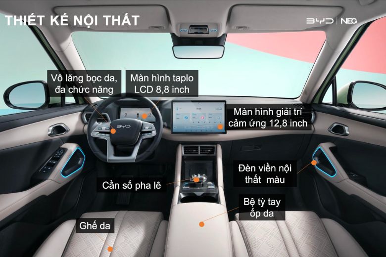 nội thất BYD ATTO 2