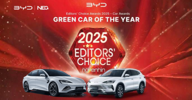 BYD M6 đoạt giải Xe của năm 2025 do tạp chí Motorist bình chọn