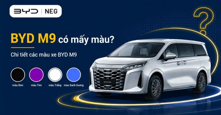 BYD M9 có mấy màu